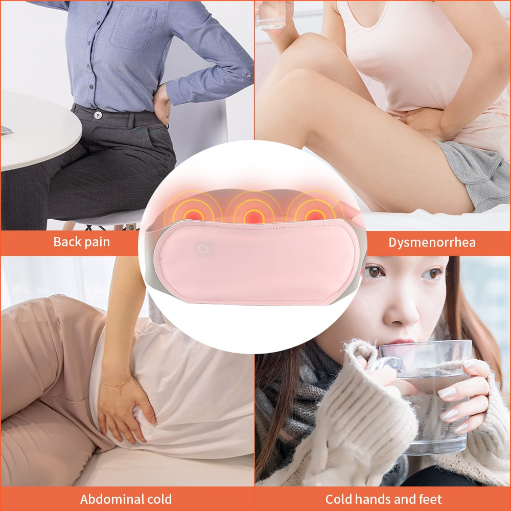 FAJA Menstrual eléctrico almohadilla calefactora cinturón para aliviar el  dolor Menstrual