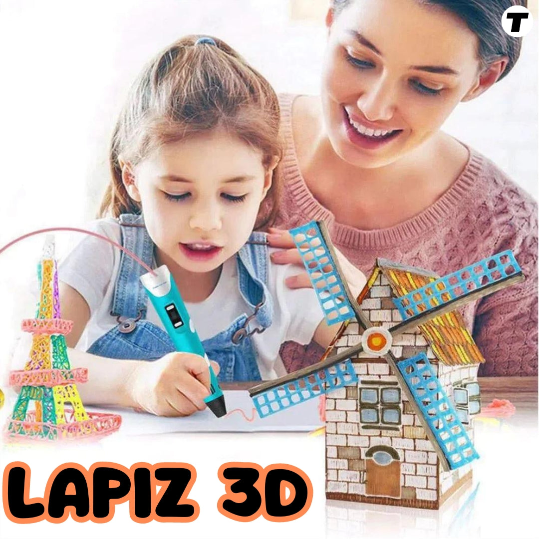 LAPIZ DE IMPRESIÓN 3D™ + FILAMENTO