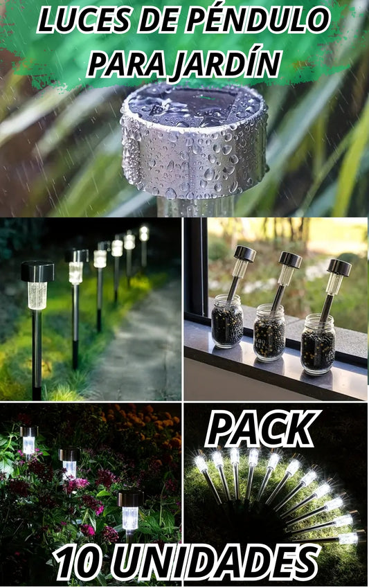 LUCES DE PÉNDULO PARA JARDÍN ™